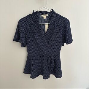 monteau polka dot blouse